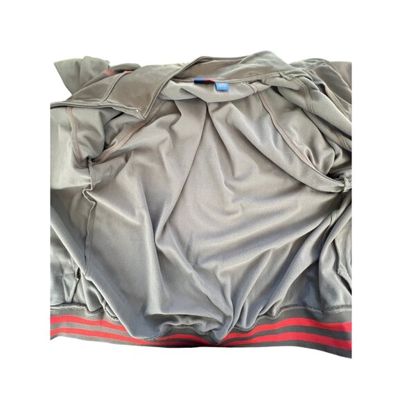 Chicago Bulls Mens XLT Jacket NBA Basketball Fleece Lined Full Zip Majestic - Picture 9 of 12